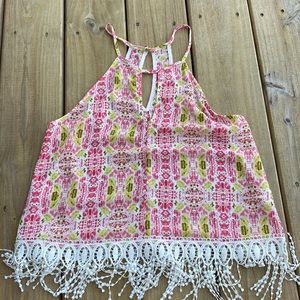 Fringed tank top